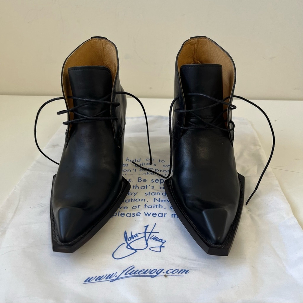 John Fluevog SWORDFISH HI SURREALIST PIZZA Size 7 - Picture 8 of 13